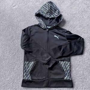 Puma youth full zip track jacket size medium 10-12